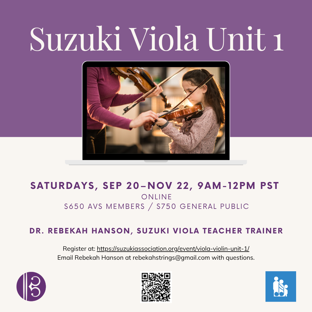 Suzuki Viola Unit 1 Graphic