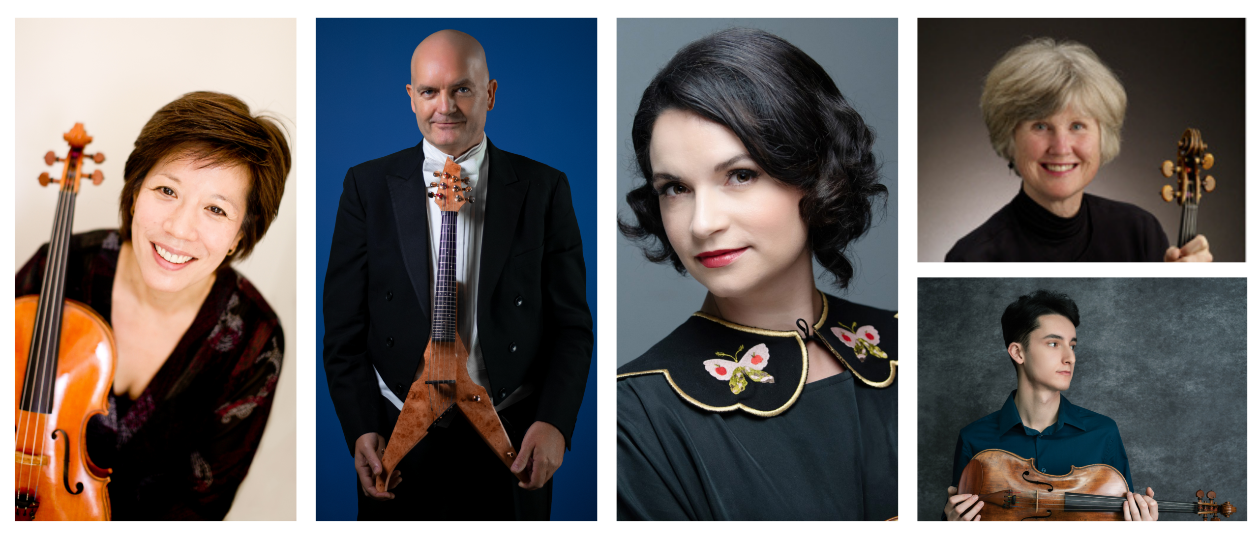 2026 AVS Festival Signature Artist line up: Victoria Chiang, Rudolf Haken, marina Thibeault, Lynne Ramsey, and Emad Zolfaghari